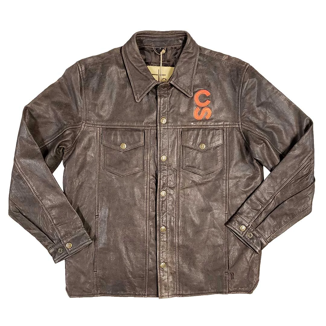 STS Ranchwear Embroidered Calgary Stampede Leather Jacket