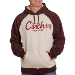 Cinch Men's Contrast Sleeve Hoodie