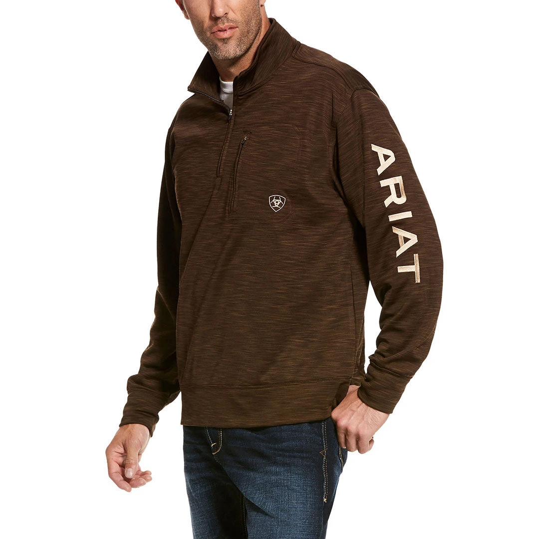 Ariat Men's Team Logo 1/4 Zip Pullover
