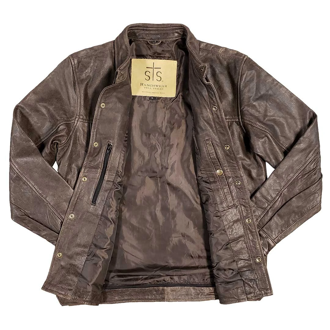 STS Ranchwear Embroidered Calgary Stampede Leather Jacket - Image 2