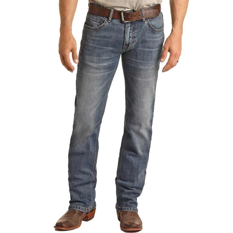 Hooey Men's Revolver Slim Fit Straight Leg Jeans - Image 3