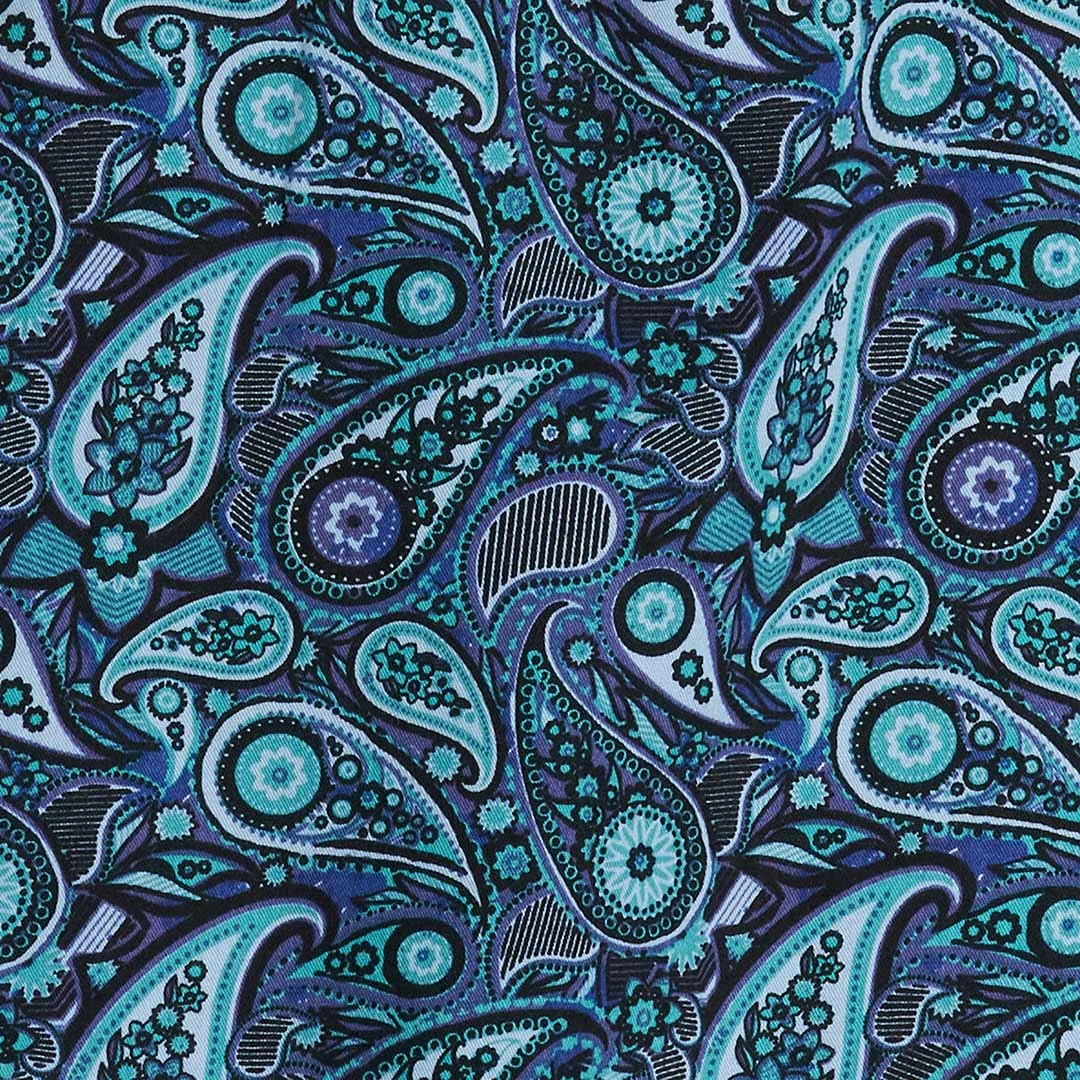 Wrangler Men's Rock 47 Paisley Print Snap Shirt - Image 6