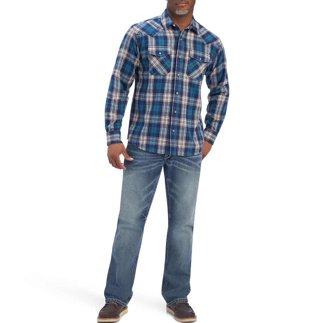 Ariat Men's Huntleigh Retro Fit Snap Shirt - Image 4