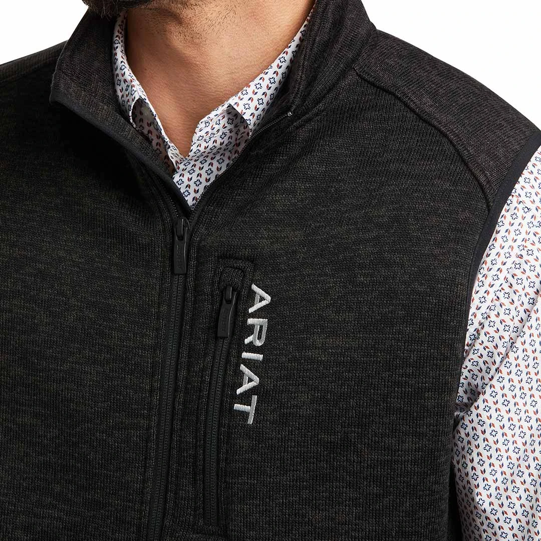 Ariat Men's Caldwell Full Zip Knit Vest - Image 3