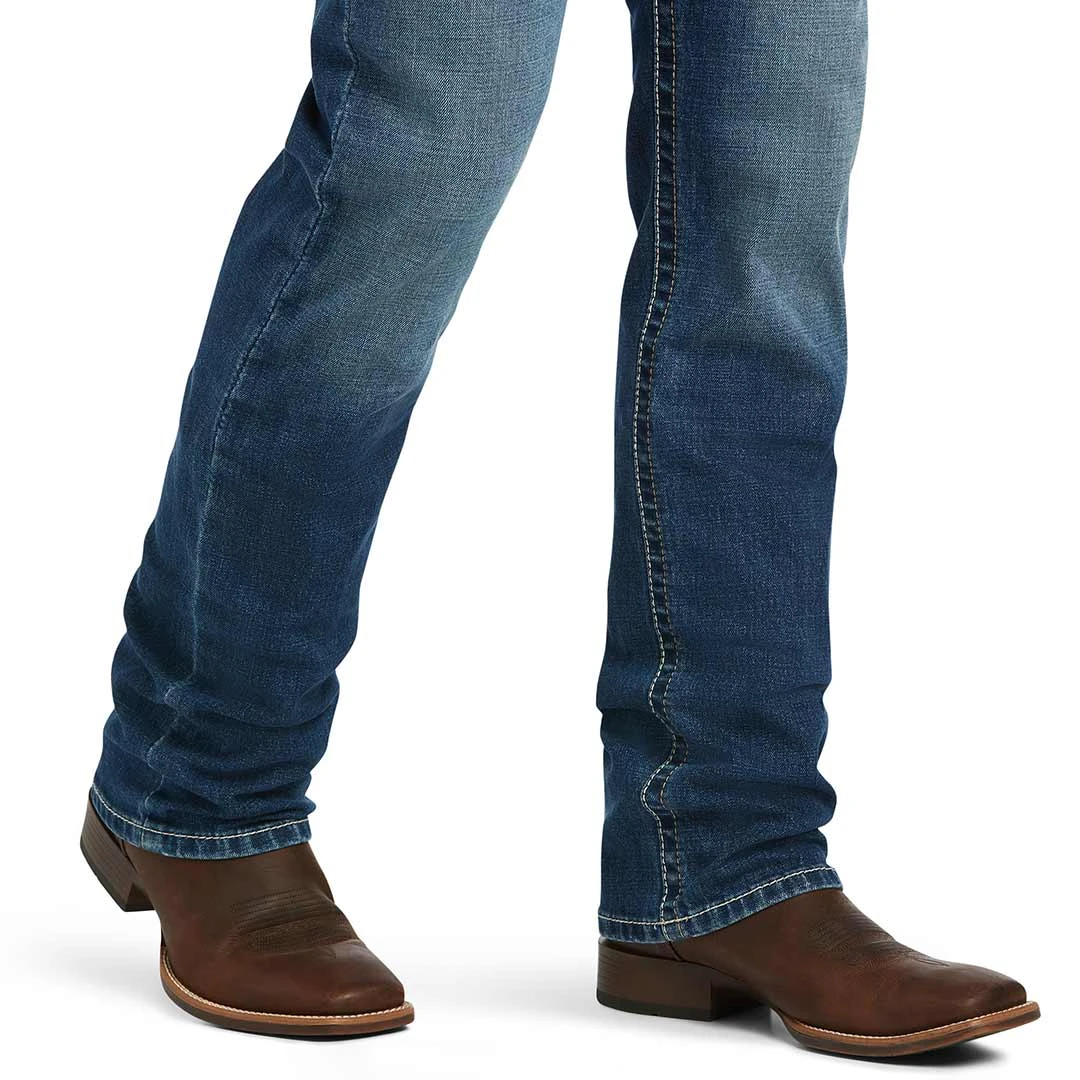 Ariat Men's M4 Relaxed Stretch Marshall Stackable Straight Leg Jeans - Image 5