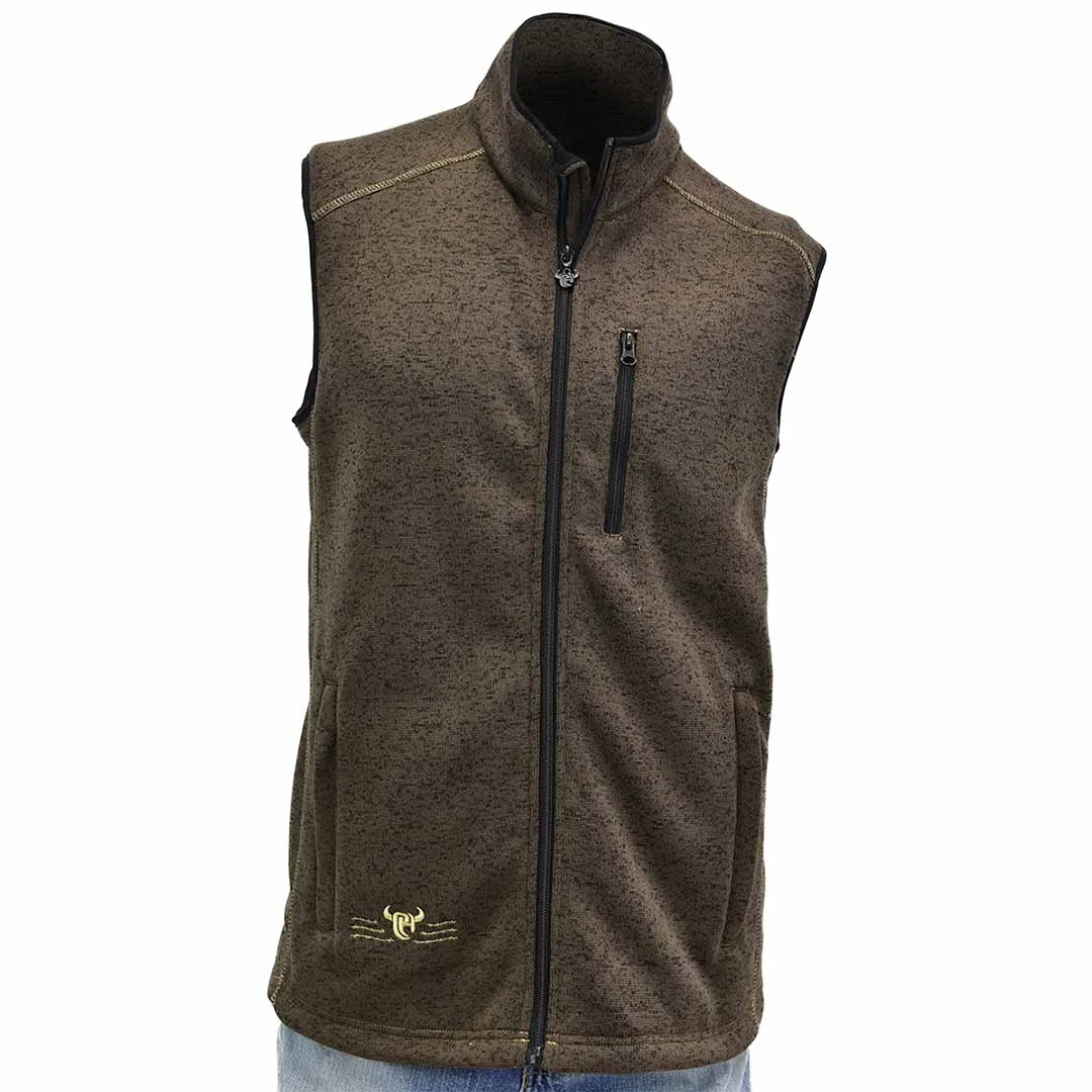 Cowboy Hardware Men's Zipper Knit Vest - Image 2