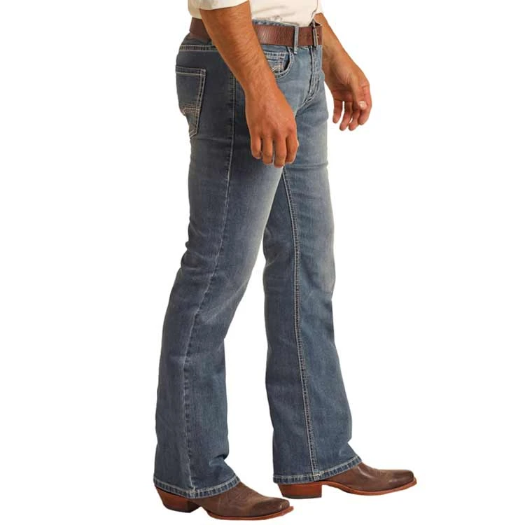 Rock & Roll Denim Men's Pistol Bootcut Jeans - Image 2