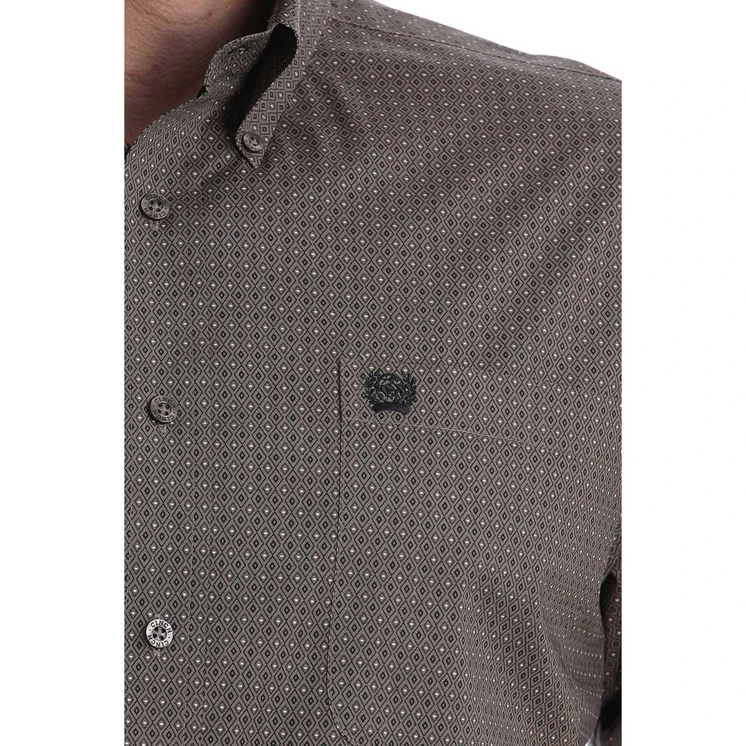 Cinch Men's Diamond Print Shirt - Image 4