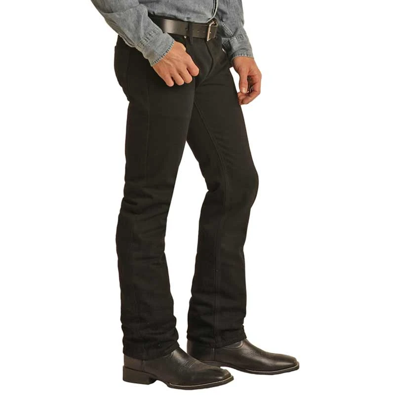 Rock & Roll Denim Men's Slim Fit Revolver Bootcut Jeans - Image 2