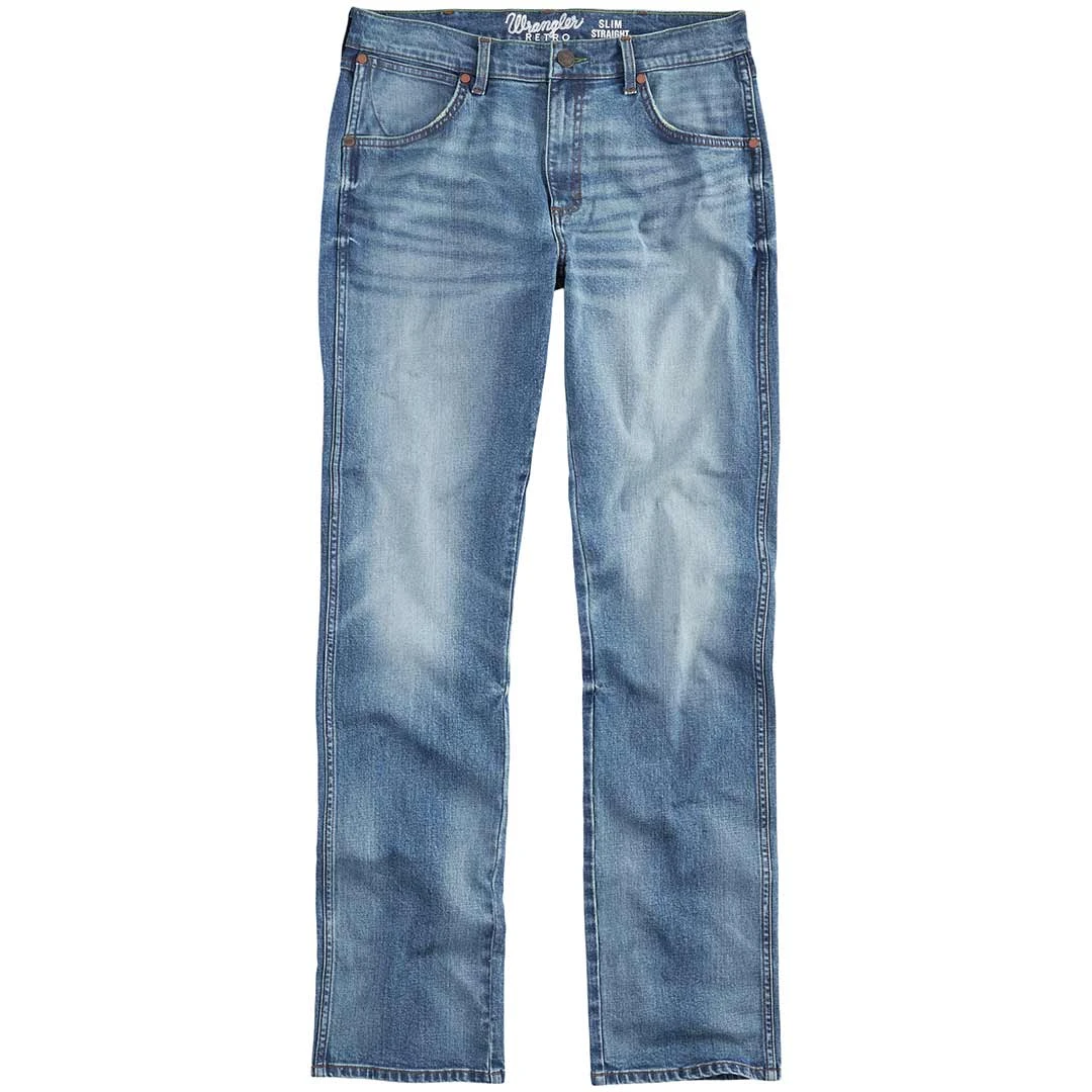 Wrangler Men's Retro No. 88 Slim Straight Jeans - Image 2