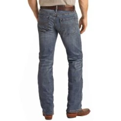 Hooey Men's Revolver Slim Fit Straight Leg Jeans