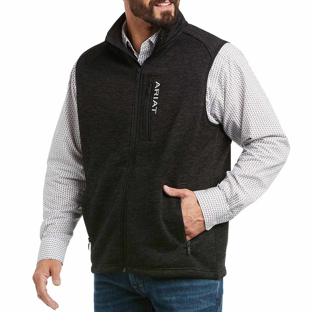 Ariat Men's Caldwell Full Zip Knit Vest