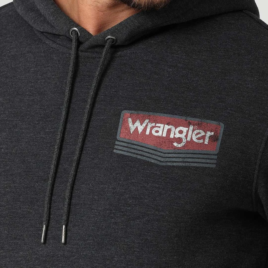Wrangler Men's Logo Arm Hit Pullover Hoodie - Image 3