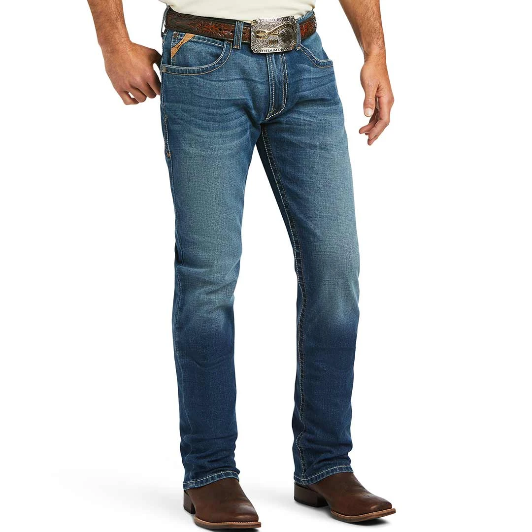 Ariat Men's M4 Relaxed Stretch Marshall Stackable Straight Leg Jeans - Image 2