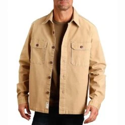 Stetson Men's Stretch Canvas Shirt Jacket