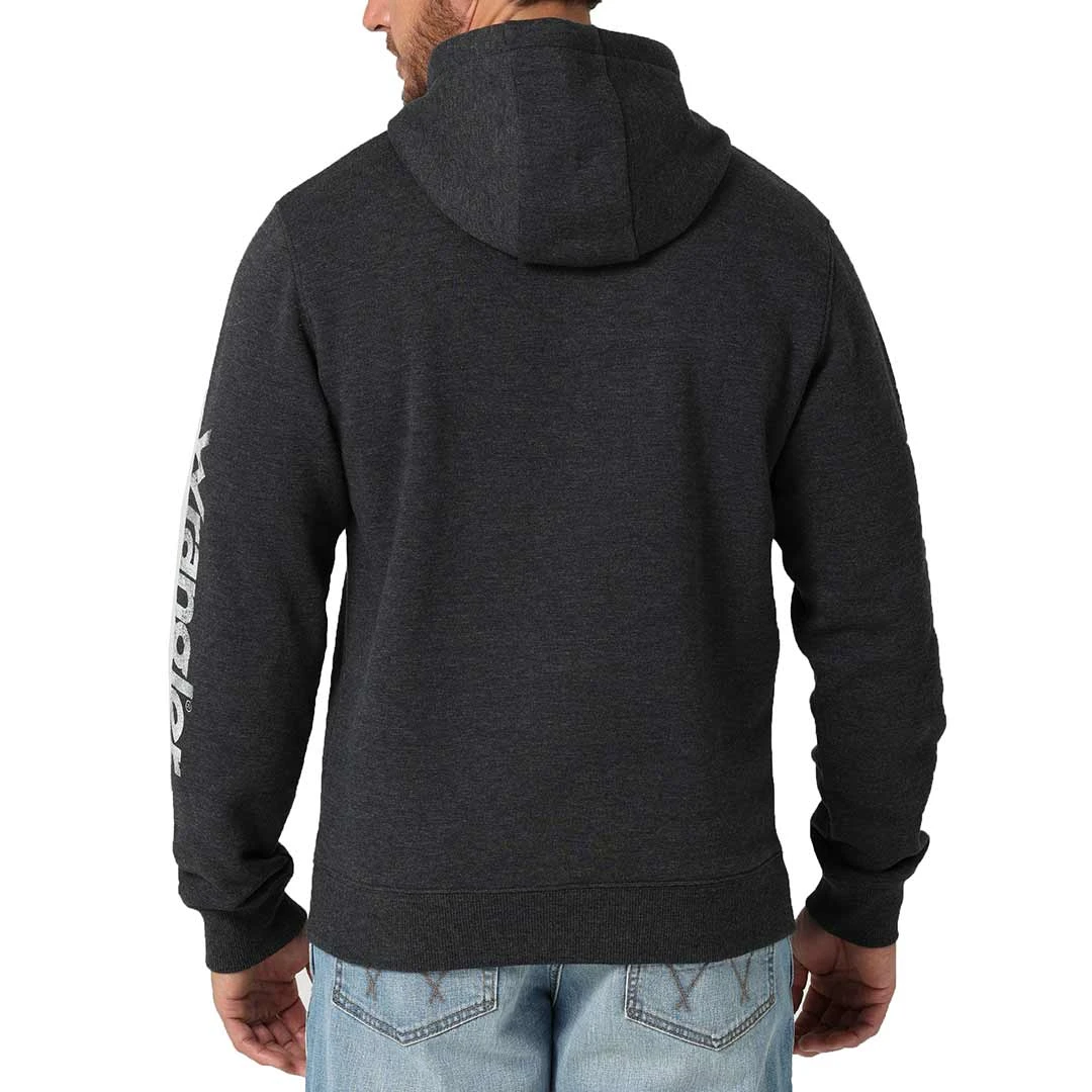 Wrangler Men's Logo Arm Hit Pullover Hoodie - Image 2